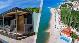 OMIŠ: Dine and Relax u Kampu Almissa! PREDSEZONA uz POLUPANSION u mobilnoj kućici za 2 odrasle osobe i 3 djece! Bazeni, sport, parking i Wi-Fi uključeni. Najbolji OBITELJSKI odmor uz more!