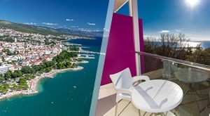 GURMANSKI odmor za 2 osobe u CRIKVENICI! Sea   Olea Gourmet Story u Hotelu Crikvenica: 1 noćenje s DORUČKOM, PIZZA Napoletana u Trattoriji Olea, Superior soba s balkonom i WiFi!