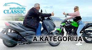 NAGRADNA PONUDA - vrijedi do 31.08.: Polaganje A KATEGORIJE u Splitu u Autoškoli CLASSIC-R za vozače B kategorije! Osiguraj osposobljavanje uz 15 SATI VOŽNJE. Iskoristi TOP priliku i sjedni na motor!