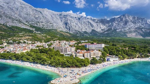 Hotel Horizont - Ljeto na makarskoj rivijeri, Baška Voda, Makarska rivijera, Dalmacija, Hrvatska - 570 EUR - 3x noćenje u Standard dvokrevetnoj sobi s balkonom za 2 osobe, Polupansion (buffet doručak i večera)