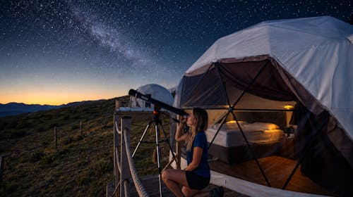 Glamping kupole na Golteh - Posebno iskustvo s polupansionom iznad oblaka, Mozirje, Slovenija - 498 EUR - 2x noćenje u glamping kupoli za 2 osobe, Polupansion